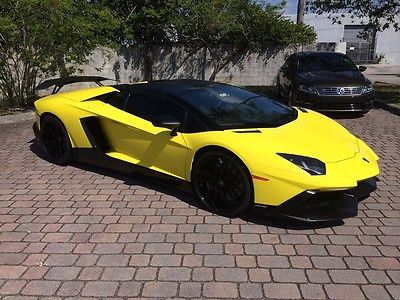 Lamborghini : Aventador LP720 2014 50 th anniversary aventador roadster lp 720 616 k window 30 k options