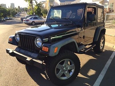 Jeep : Wrangler SE Sport Utility 2-Door 2006 wrangler tj se ca smogged rough country lift jk alloys mudterrains