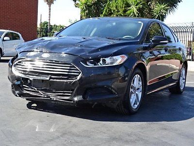 Ford : Fusion SE 2015 ford fusion se wrecked damaged fixer low miles back up cam wont last