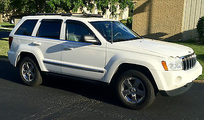 Jeep : Grand Cherokee 05 Jeep Grand Cherokee Limited Hemi V8 Navi 2005 jeep grand cherokee limited white v 8 cam navi bluetooth