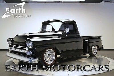 Chevrolet : Other Pickups Restomod 1959 chevrolet apache pro tour no expense spared build c 4 chassis 350 custom
