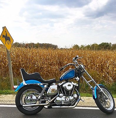Harley-Davidson : Sportster Old School Harley Davidson Chopper IronHead, Not a ShovelHead or KnuckleHead