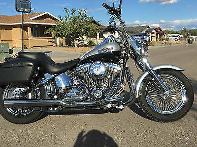 Harley-Davidson : Softail 2003 100 th anniversery fatboy flstf must see one of a kind