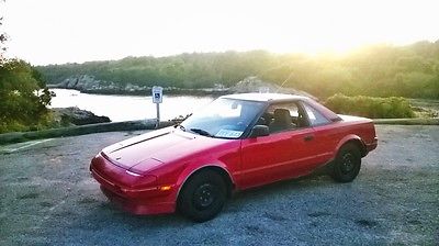 Toyota : MR2 Base 87 super red grey aw 11 mr 2 no reserve