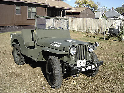 Willys : cj2a 1948 willys jeep cj 2 a like m 38 with a pto out the back
