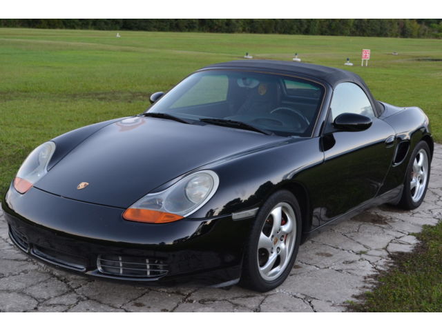 Porsche : Boxster 2dr Roadster 2002 boxster s 34 k miles leather manual transmission heated seats like new