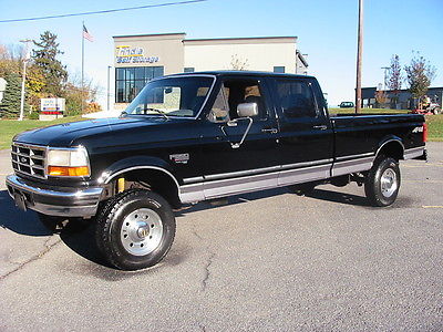 Ford : F-350 HD CREW Longbed 7.3 Powerstroke TEXS 1 Owner 97 ford f 350 xlt 4 wd crew 1 ton 7.3 powerstroke diesel rustfree texas 1 owner