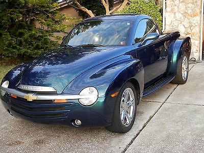 Chevrolet : SSR Nice collector car, convertible, noon smoker, nice blue color, trade Ford F-150