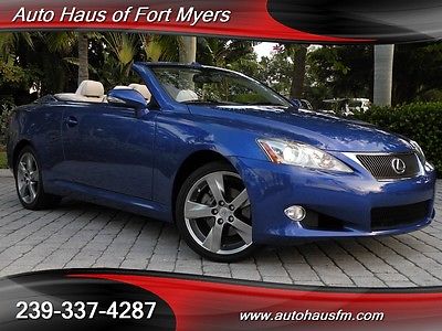 Lexus : IS 250C Convertible FT Myers FL We Finance & Ship Nationwide Luxury Package Heated & Cooled Seats Bluetooth USB
