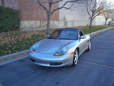 Porsche : Boxster Cabriolet 1998 porsche boxster only 39 k miles silver red very clean needs repair 1 owner