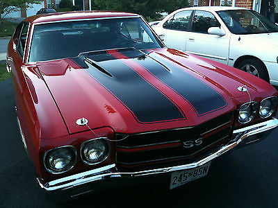 Chevrolet : Chevelle SS 1970 chevelle ss 454 automatic 550 hp ps pb am fm stereo 8 track player