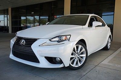 Lexus : IS 14 is 250 ultra white black leather sunroof back up camera