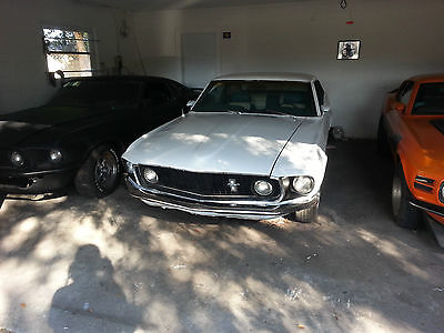 Ford : Mustang White 1969 ford mustang grande coupe