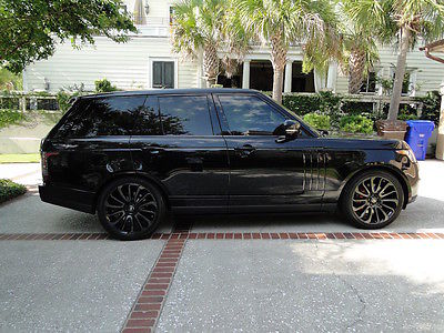 Land Rover : Range Rover Supercharged Sport Utility 4-Door 2015.5 land rover range rover blacked out limited edition