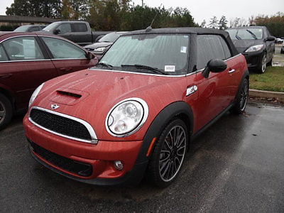 Mini : Cooper 2dr S 2 dr s low miles convertible automatic gasoline 1.6 l 4 cyl spice orange metallic