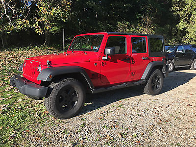 Jeep : Wrangler S 2014 flame red jeep wrangler unlimited sport s package many upgrades