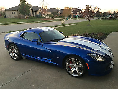 Dodge : Viper SRT GTS COUPE 2013 blue dodge viper gts coupe manual 134 of 150 launch edition