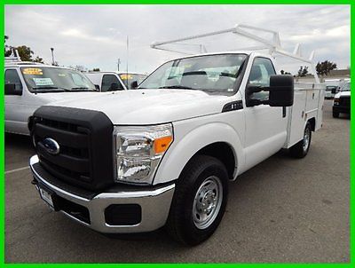 Ford : F-250 XL Used 2011 Ford F250 8' Utility Service Body Truck Rack Telescoping Cover 6.2L