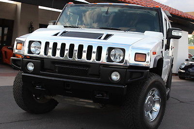 Hummer : H2 Base Sport Utility 4-Door 2006 hummer h 2 white gray dvd loaded gorgeous clean carfax