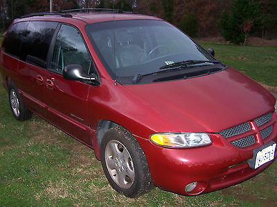 Dodge : Caravan Sport Mini Passenger Van 4-Door 2000 00 dodge caravan metallic red grey interior v 6 va inspected