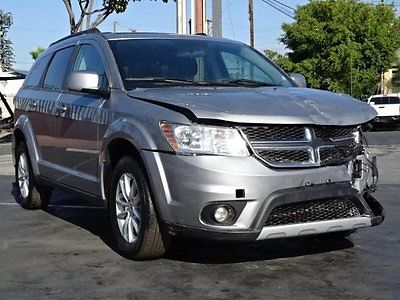 Dodge : Journey SXT AWD 2015 dodge journey sxt awd damaged salvage only 3 k miles loaded gas saver l k