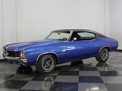Chevrolet : Chevelle SMOOTH RUNNING 350CI MOTOR, TH350 TRANS, NICE BLUE PAINT W/ BLACK STRIPES, CLEAN