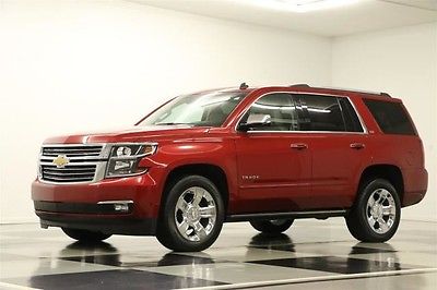 Chevrolet : Tahoe 4X4 LTZ DVD Sunroof GPS Leather Crystal Red Tintcoat 4WD Like New Used Heated Cooled Seats Nav Player Camera 14 15 7 Passenger SUV 4X4