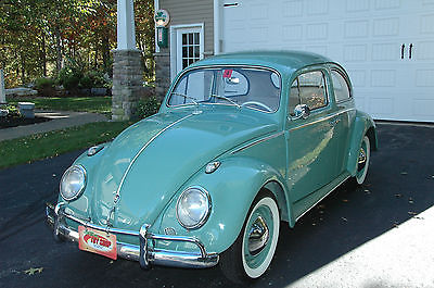 Volkswagen : Beetle - Classic Bug 1961 vw volkswagen beetle bug restored classic rare show cruiser antique pro