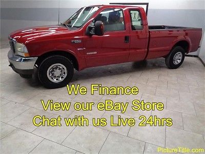 Ford : F-250 XLT 2WD Ext Cab Diesel 03 f 250 2 wd ext cab 6.0 diesel bedliner tow package cruise we finance texas