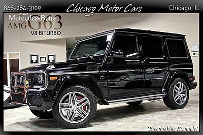 Mercedes-Benz : G-Class 4dr SUV 2015 mercedes benz g 63 amg 4 matic msrp 143 k designo exclusive leather wow