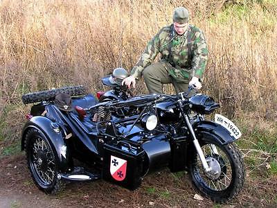 Other Makes 1951 dnepr k 750 excellent restoration with sidecar military version