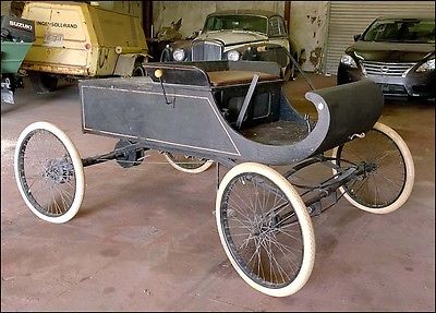 Oldsmobile : Other 1901 oldsmobile runabout barn find curved front original w some old restoration