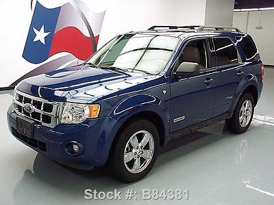 Ford : Escape XLT V6 LEATHER SUNROOF ROOF RACK 2008 ford escape xlt v 6 leather sunroof roof rack 75 k b 84381 texas direct auto