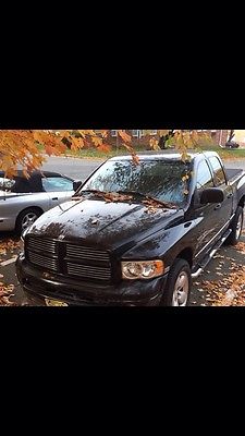 Dodge : Ram 1500 Laramie 2003 black dodge ram 1500 laramie 5.7 hemi pickup a used beauty