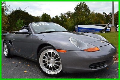 Porsche : Boxster CABRIOLET LOW MILES CLEAN CARFAX 2.7 l 5 speed manual heated seats xenon headlights power top new tires
