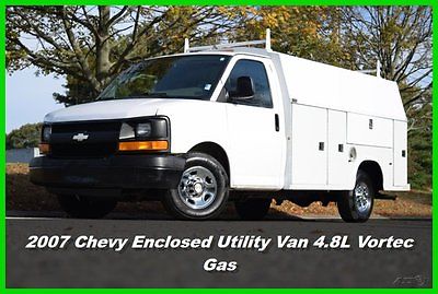 Chevrolet : Express Enclosed Utility Van 07 chevrolet express cutaway utility truck van 4.8 l vortec gas chevy gmc used