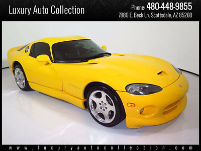 Dodge : Viper 2dr GTS Coupe 02 dodge viper gts only 10 k miles one owner chrome wheels viper yellow 03 04 05