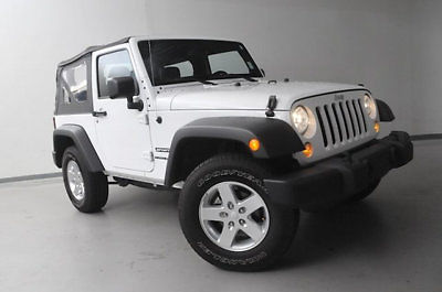 Jeep : Wrangler 4WD 2dr Sport 4 wd 2 dr sport low miles suv manual gasoline 3.6 l v 6 cyl bright white clearcoat