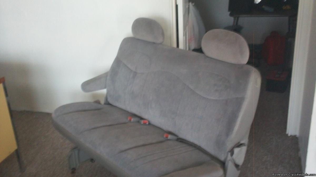 1996-1999 GMC SAFARI MIDDLE SEAT WITH SEAT BELTS=GREY CLOTH=CHEAP CALL, 0