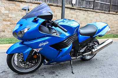 Kawasaki : Ninja 2007 kawasaki ninja zx 14 super clean blue 6 525 orginal miles low reserve call