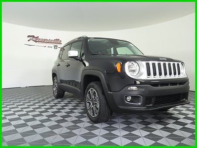 Jeep : Renegade Limited 4x4 SUV Leather heated seats Backup Camera FINANCING AVAILABLE!! New 2015 Jeep Renegade Limited 4WD SUV 18