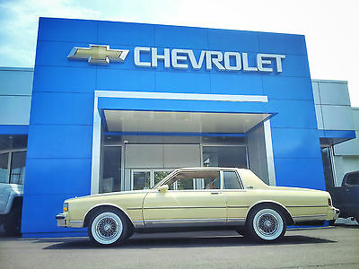 Chevrolet : Caprice Landau 1986 chevvrolet caprice classic landau coupe 2 dr with 58 k orig miles