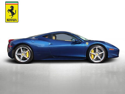 Ferrari : 458 Upgraded Blu Nart Paint! 2011 ferrari 458 italia 4 k miles special paint navigation scuderia daytonas