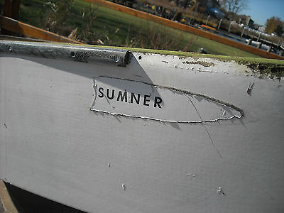 DINGHY,fiberglass boat SUMNER, needs repair