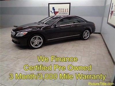 Mercedes-Benz : CL-Class 5.5L V8 GPS Navi Sunroof 07 cl 550 coupe gps navi sunroof leather only 64 k warranty we finance texas