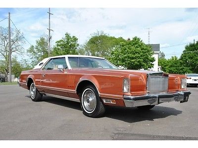 Lincoln : Continental COUPE MARK V STUNNING ORIGINAL MKV ORIGINAL PAINT LOW MILES CHECK OUT THE UNDERSIDE