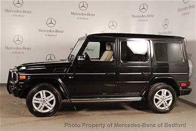 Mercedes-Benz : G-Class 4MATIC 4dr G550 4 matic 4 dr g 550 g class low miles suv automatic gasoline 5.5 l 8 cyl black