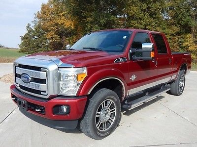 Ford : F-350 Platinum Lariat Platinum Heated and cooled leather diesel fifth wheel pkg non smoker