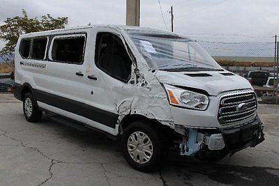 Ford : Transit Connect 350 Wagon Low Roof XL 2015 ford transit 350 wagon low roof xl salvage wrecked repairable 223 miles