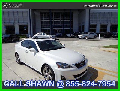 Lexus : IS ONLY 26,000 MILES,PEARLWHITE/TAN LEATHER, SUNROOF 2013 lexus is 250 pearlwhite tan leather sunroof automatic l k at this lexus